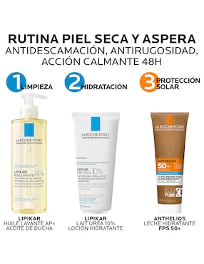 Crema para cuerpo recomendada para hidratar de día y noche La Roche Posay para todo tipo piel