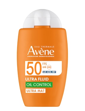 Protector Solar FPS 50 Ultra Fluid Ultra Mat Oil Control Avène Línea Naranja 50 Ml