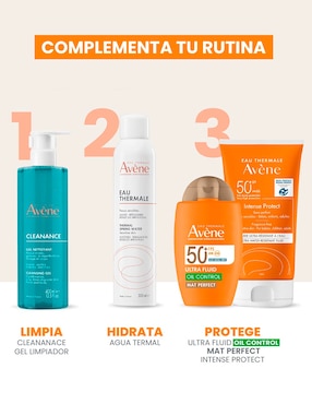 Protector solar FPS 50 Ultra Fluid Mat Perfect Oil Control Avène Línea Naranja 50 ml