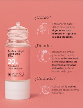 Sérum facial Ácido Cítrico Activo Puro Etat Pur de piel normales y sensibles