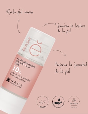Sérum facial Ácido Glicólico Activo Puro Etat Pur de piel normales y sensibles