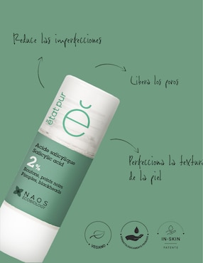 Sérum facial Ácido salicílico Activo Puro Etat Pur Etat Pur de piel mixta y grasa