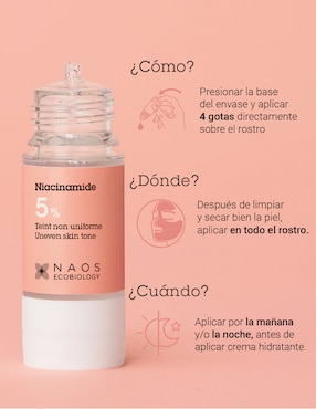 Sérum facial Niacinamida Activo Puro Etat Pur de piel normales y sensibles