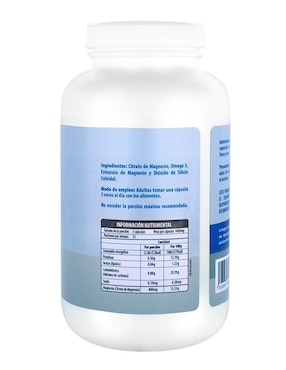 Citrato de Magnesio con Omega 3 Naturagel de 160 cápsulas