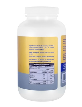 Vitamina E con Omega 3 Naturagel de 200 cápsulas