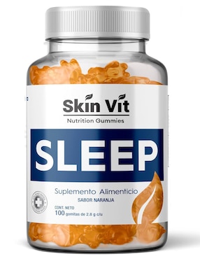 Sleep Skin Vit Company Con Gaba Sabor Naranja 100 Gomitas