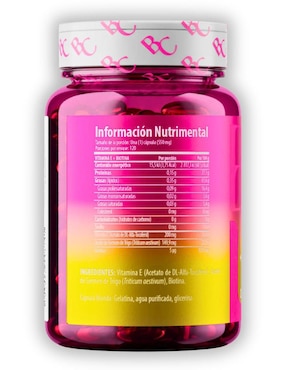 Belacaps Vitamina E Solanum con biotina de 120 cápsulas