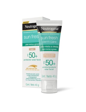 Protector Solar Fps 50+ Piel Clara Neutrogena Sun Fresh 40 G