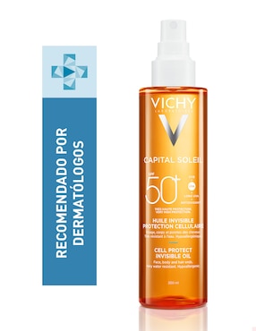 Protector solar FPS 50 Capital Soleil Cell Protect Oil Vichy Capital Soleil 200 ml