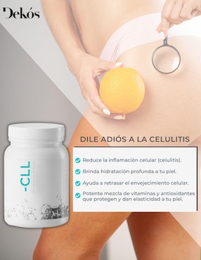 Duo Siluete CLL+B2 Dekós con colágeno hidolizado, vitamina C sabor naranja