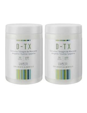 D-TX Duo Inner Con Cúrcuma 60 Cápsulas