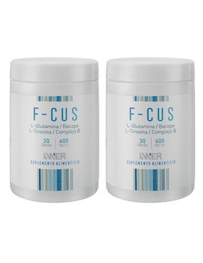 F-Cus Duo Inner Con L-Glutamina 60 Cápsulas