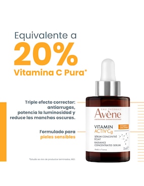 Sérum antiedad facial Vitamin Activ Cg Corrector Antimanchas Avène todo tipo piel