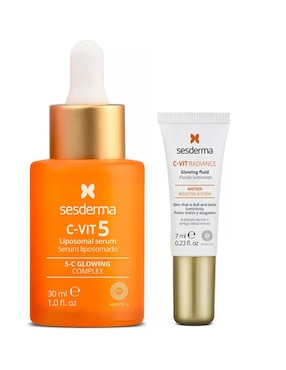 Kit Tratamiento Facial C-Vit 5 Antiedad Sesderma