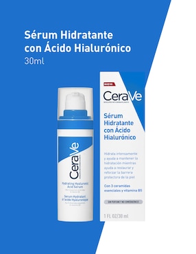 Sérum hidratante facial Hyaluronic Acid Cerave de piel seca