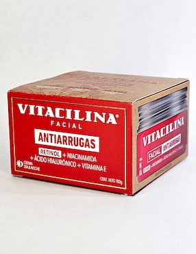 Crema facial recomendada para prevenir signos de la edad día y noche Vitacilina Facial Antiarrugas Vitacilina todo tipo piel