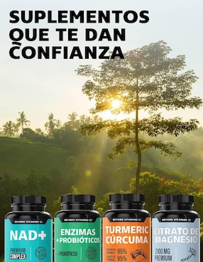 Glicinato de Magnesio, Magnesio y Pimienta Negra estandarizada al 95% Beyond Vitamins de 60 cápsulas
