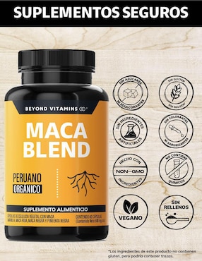 Maca Blend Beyond Vitamins de 60 cápsulas