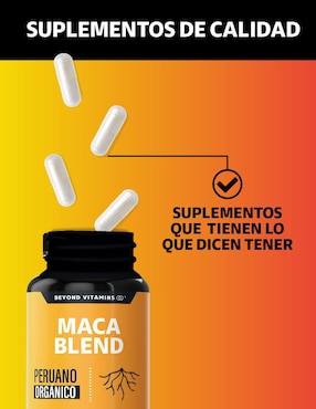 Maca Blend Beyond Vitamins de 180 cápsulas