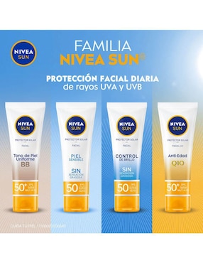 Protector solar FPS 50 Nivea