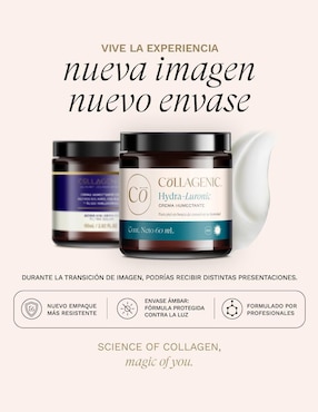 Set de crema facial recomendada para hidratar de noche Collagenic Premium para todo tipo piel