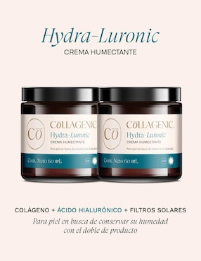 Set de crema facial recomendada para hidratar de noche Collagenic Premium para todo tipo piel