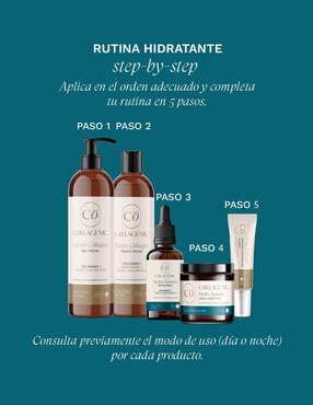 Set de crema facial recomendada para hidratar de noche Collagenic Premium para todo tipo piel