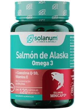 Omega 3 Salmón De Alaska Solanum 120 Cap