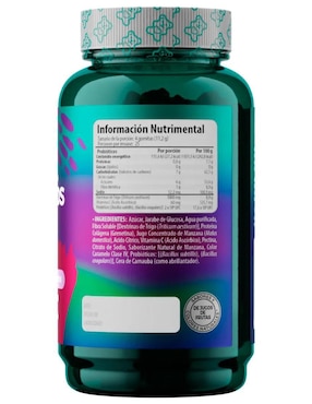 Probióticos 30 Billones Adulto Belabear sabor manzana de 100 gomitas
