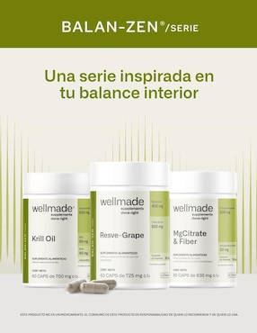 Resveratrol con Pulpa de Uva WELLMADE Wellmade