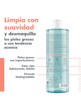 Loción facial antiacné Avène Cleanance agua micelar 400 ml piel grasa y con imperfecciones
