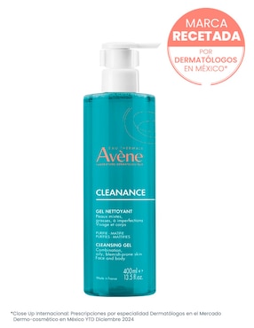 Limpiador facial Gel Cleanance Avène para acné