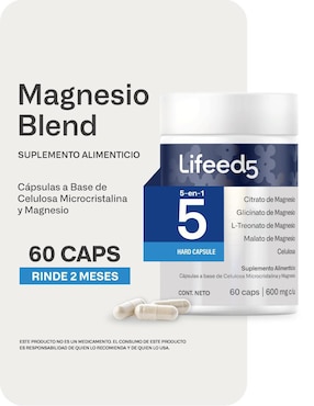 Magnesio Blend LIFEED5 Lifeed5 con magnesio