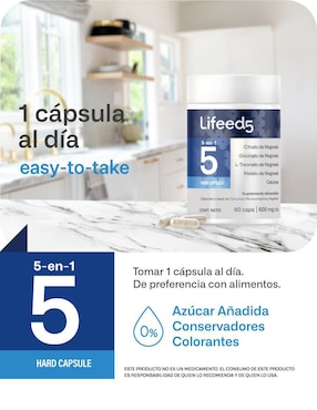 Magnesio Blend LIFEED5 Lifeed5 con magnesio