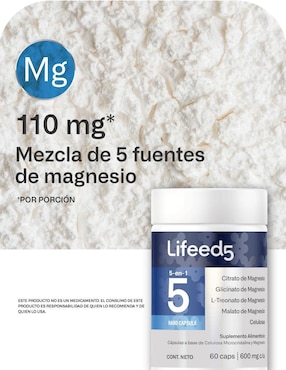 Magnesio Blend LIFEED5 Lifeed5 con magnesio