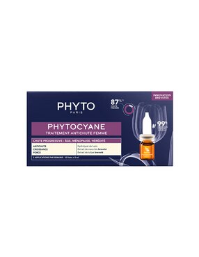 Tratamiento para capilar Phytocianeampolletas Caída Progresiva anticaída Phyto