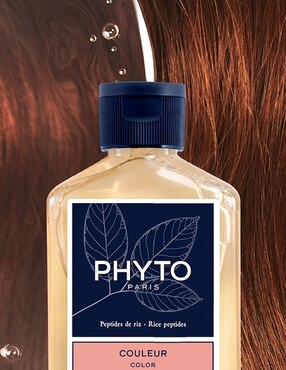 Shampoo protector de color para cabello péptidos de arroz Phyto 250 ml