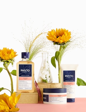 Shampoo protector de color para cabello péptidos de arroz Phyto 250 ml