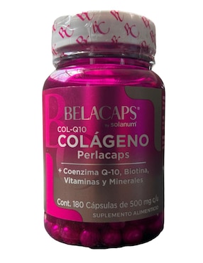 Belacaps Colageno con CoQ10 Solanum de 180 cápsulas