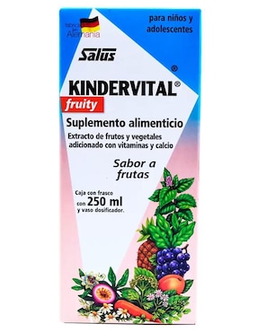 KinderVital Fruity Flora Salus sabor frutal de 250 ml