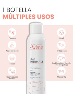 Loción cara y cuerpo calmante Avène agua termal