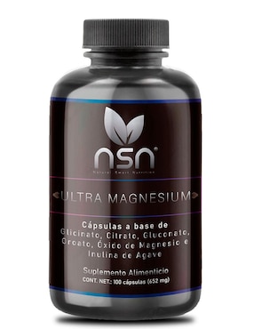Ultra Magnesio Nsn con magnesio de 100 cápsulas