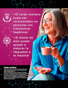 Milk Thistle Nsn con achicoria de 120 cápsulas