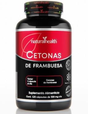 Cetonas de Frambuesa Natural Health de 120 cápsulas