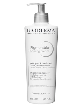 Limpiador De Rostro Y Cuerpo Foaming Cream Bioderma Pigmentbio Para Prevenir La Aparición De Manchas