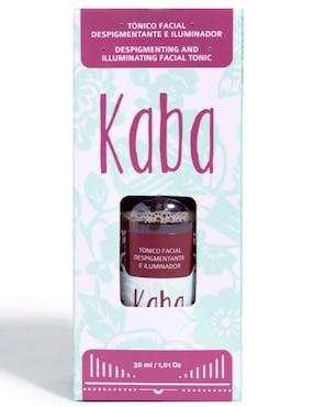 Tónico facial despigmentante e iluminador Kaba