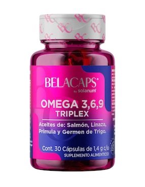 Belacaps Omega 3, 6, 9 Triplex Solanum de 60 cápsulas