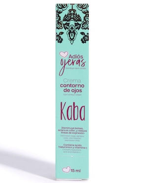 Crema para ojos recomendada para aclarar día y noche Kaba para todo tipo piel