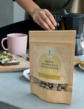 Menta, Caléndula y Tepezcohuite Lemon Cochella de 100 tabletas