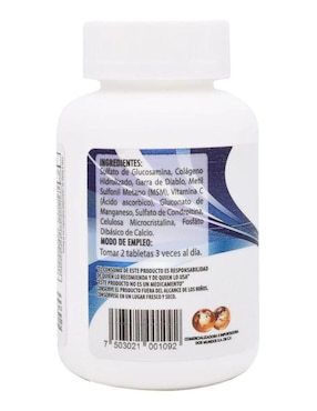 Glucosamina, Condroitina, MSM, Garra Diablo Dos Mundos de 150 cápsulas